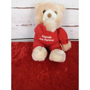 Russ Berrie Vintage Plush Bear‎ Friends Are Forever 5 Inch Toy
